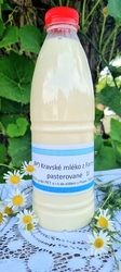 BIO kravské mléko - pasterované, 1 l